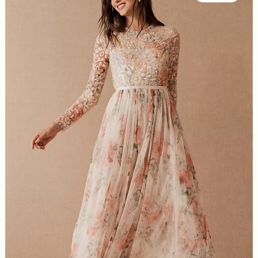 Needle & Thread Sweet Posy Bodice Ankle Gown. NEW WITH TAG - Picture 2 of 11